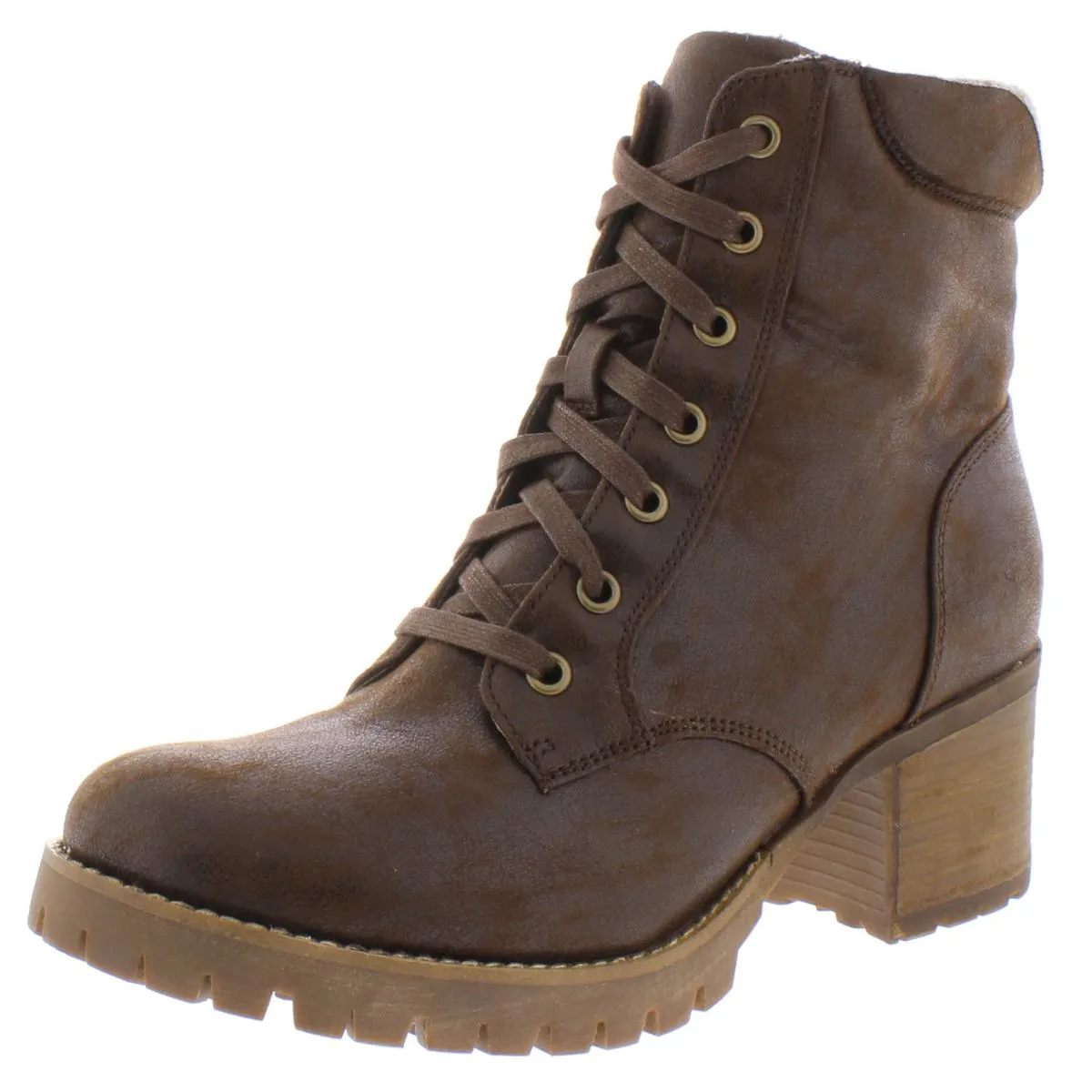 Glinda Womens Faux Leather Dressy Ankle Boots