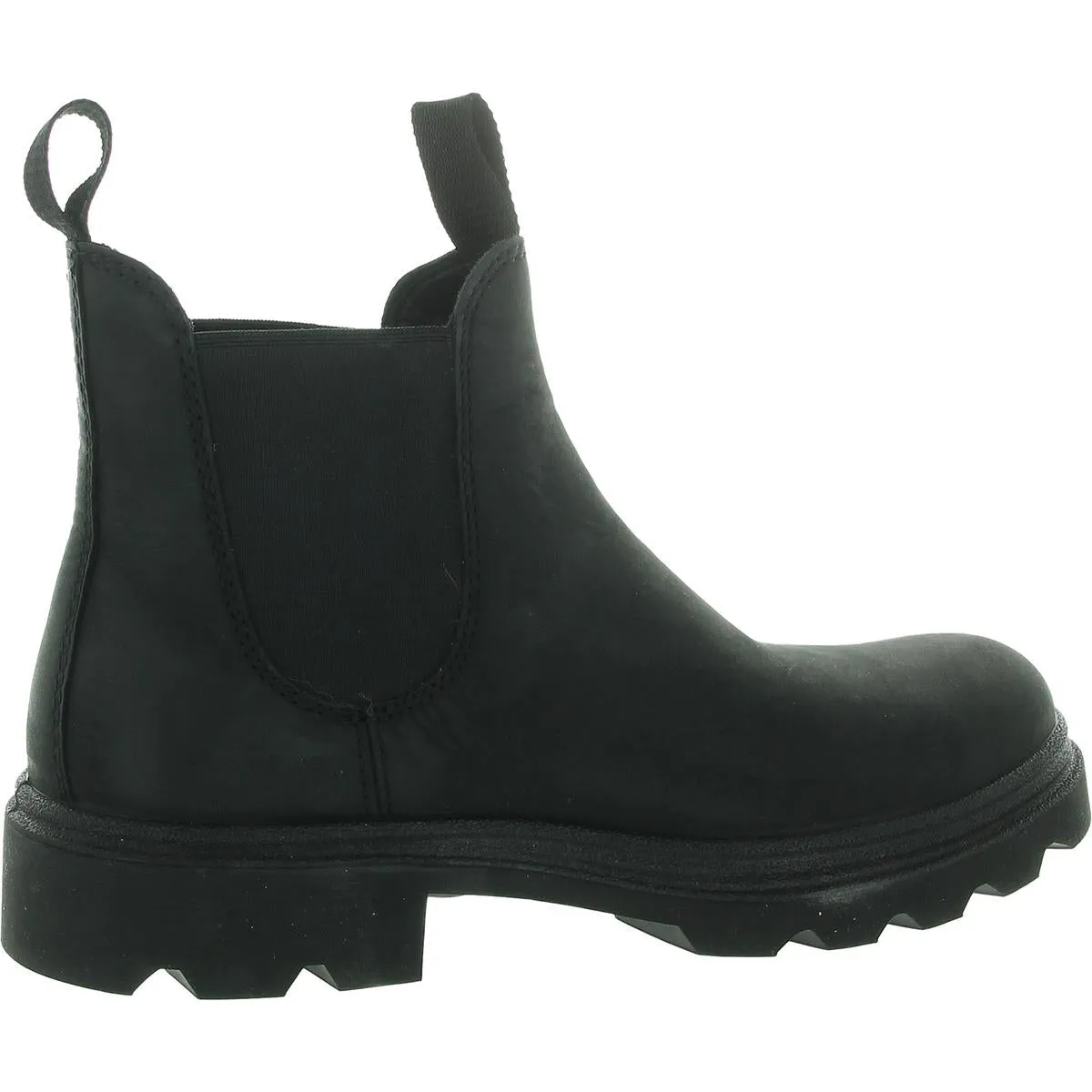 Grainer Womens Lugged Sole Leather Ankle Boots