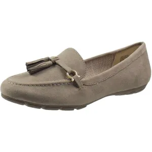 GUSH Womens Solid Manmade Moccasins