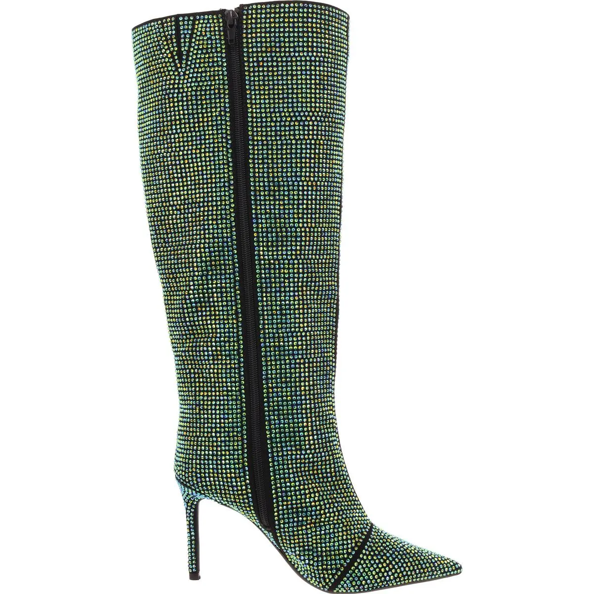Havannah 2 Womens Faux Suede Rhinestone Knee-High Boots