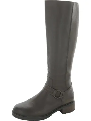 Hearth Rae Womens Leather Harness Knee-High Boots