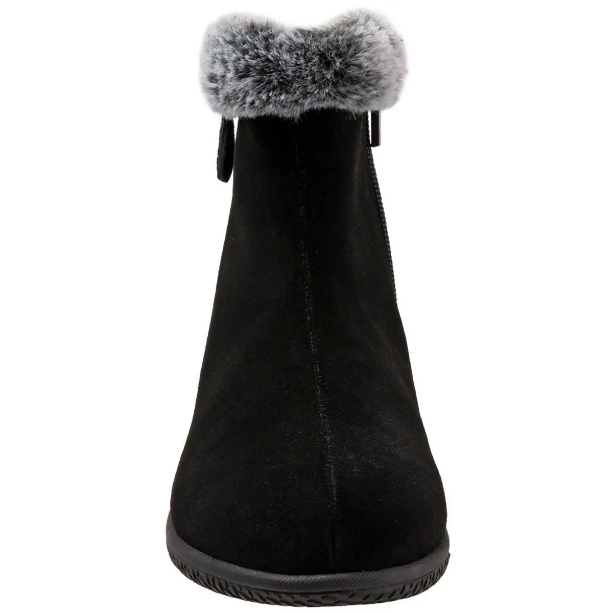Helena Womens Leather Faux Fur Winter Boots