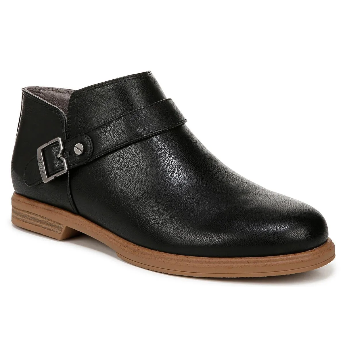 Hello Womens Zipper Faux Leather Shooties
