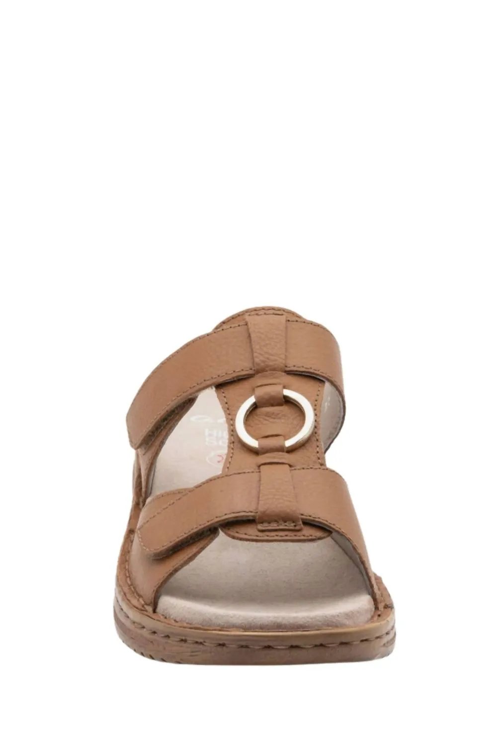 Herra Slide Sandal In Cognac