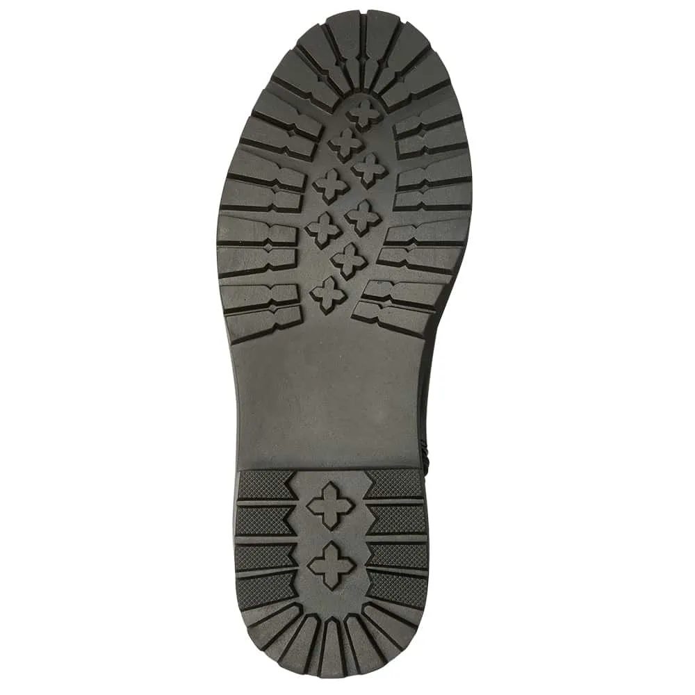 Hunter Boot in Black Smooth