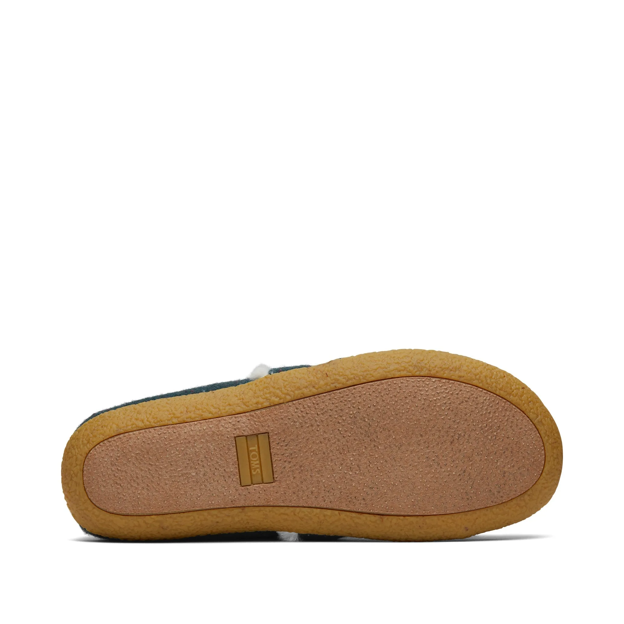 India Green Faux Fur Slipper