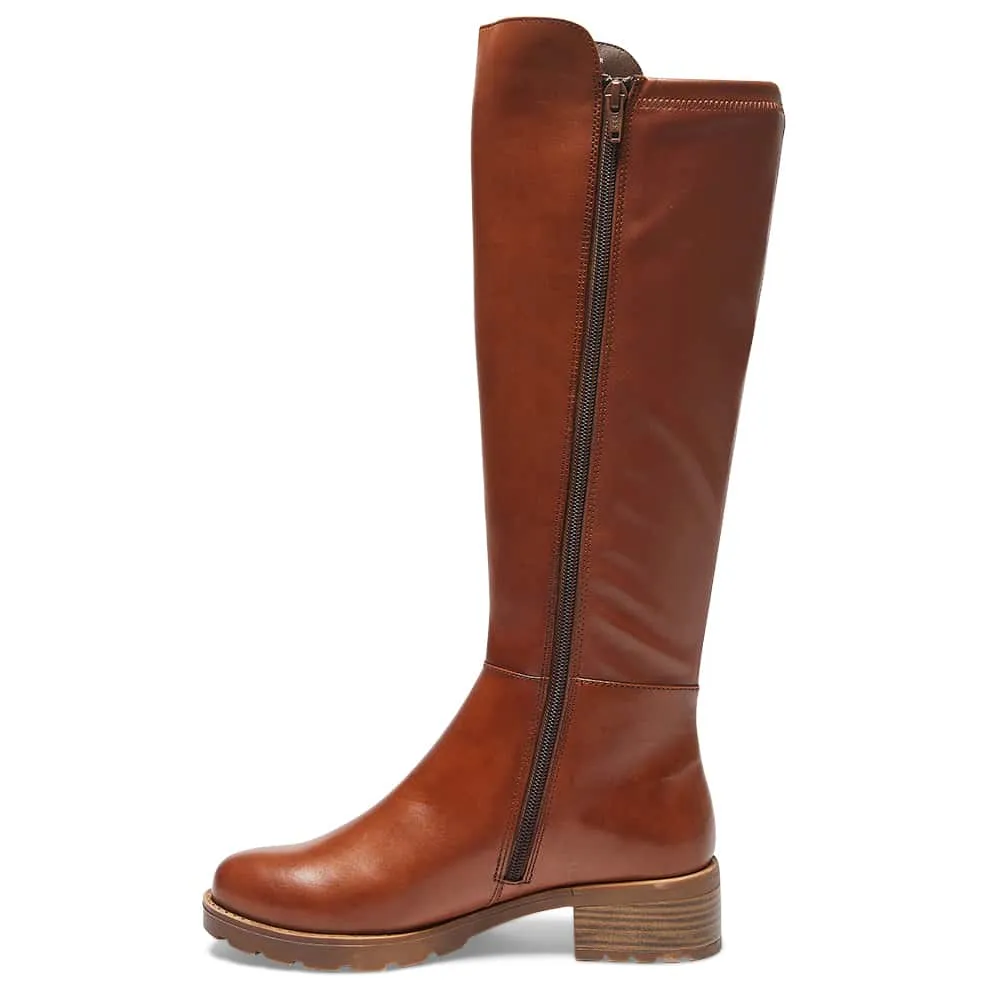 Innovate Boot in Mid Brown Leather
