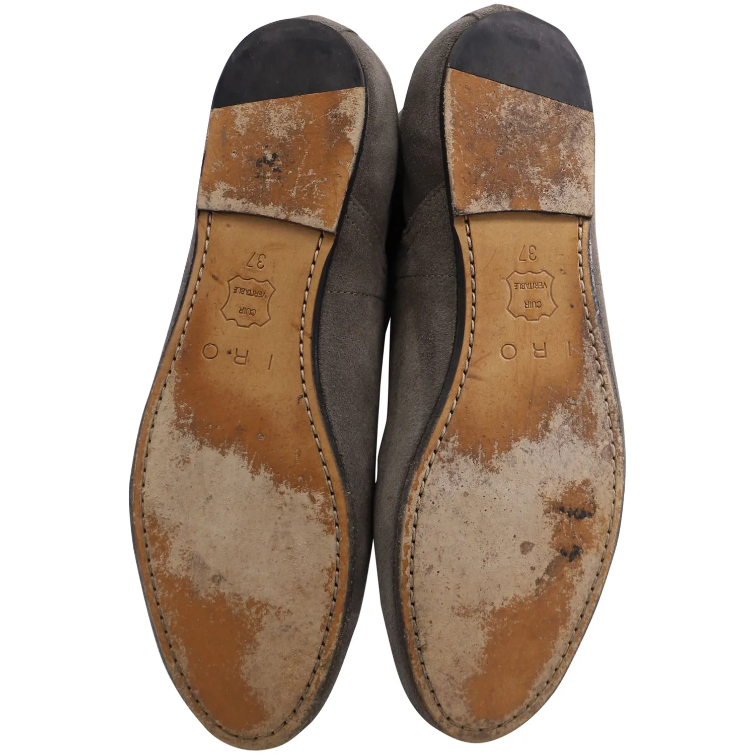 IRO Ankle Booties in Grey Suede