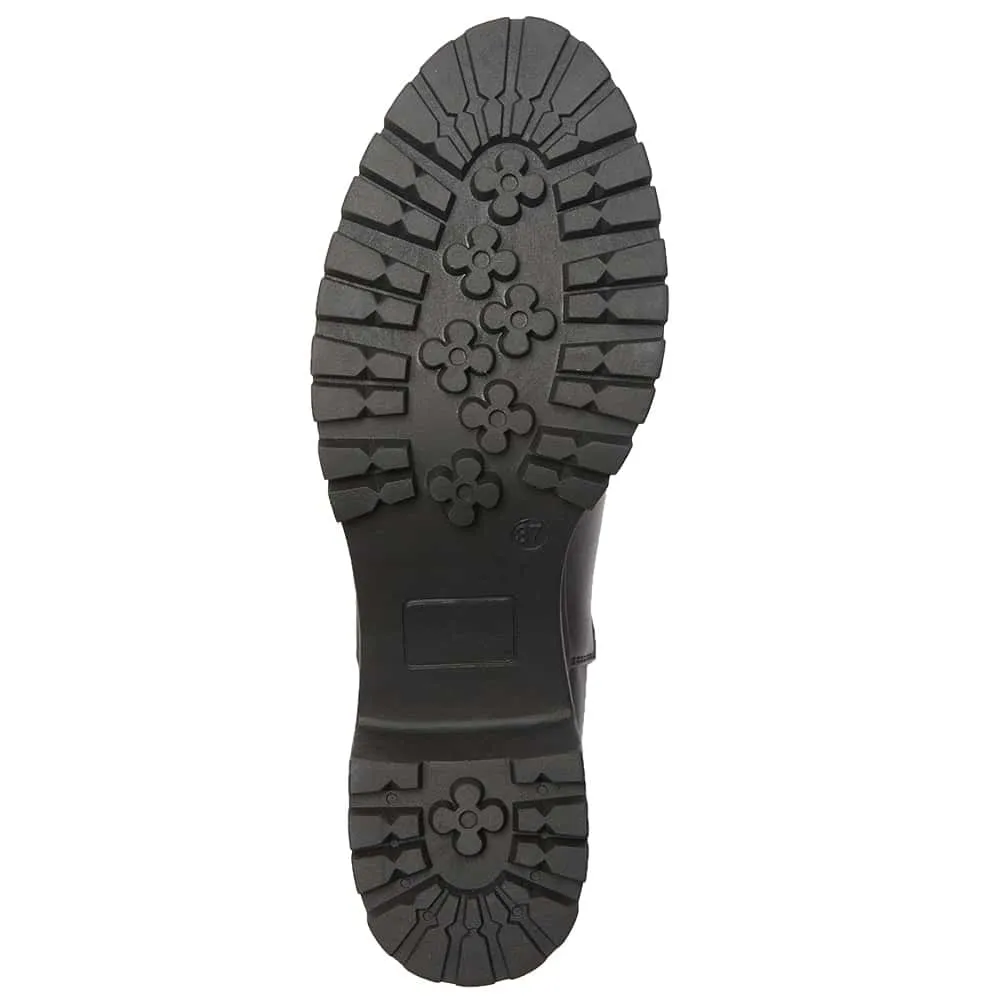 Jakarta Boot in Black Smooth