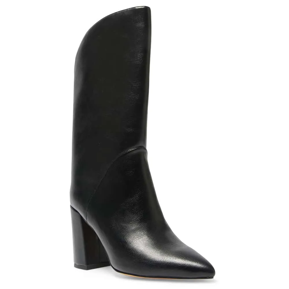 Jared Boot in Black Smooth
