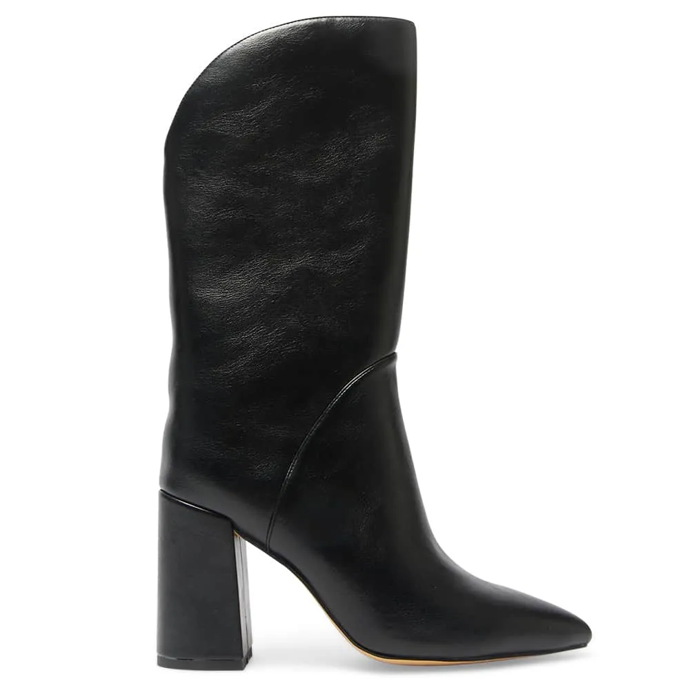 Jared Boot in Black Smooth