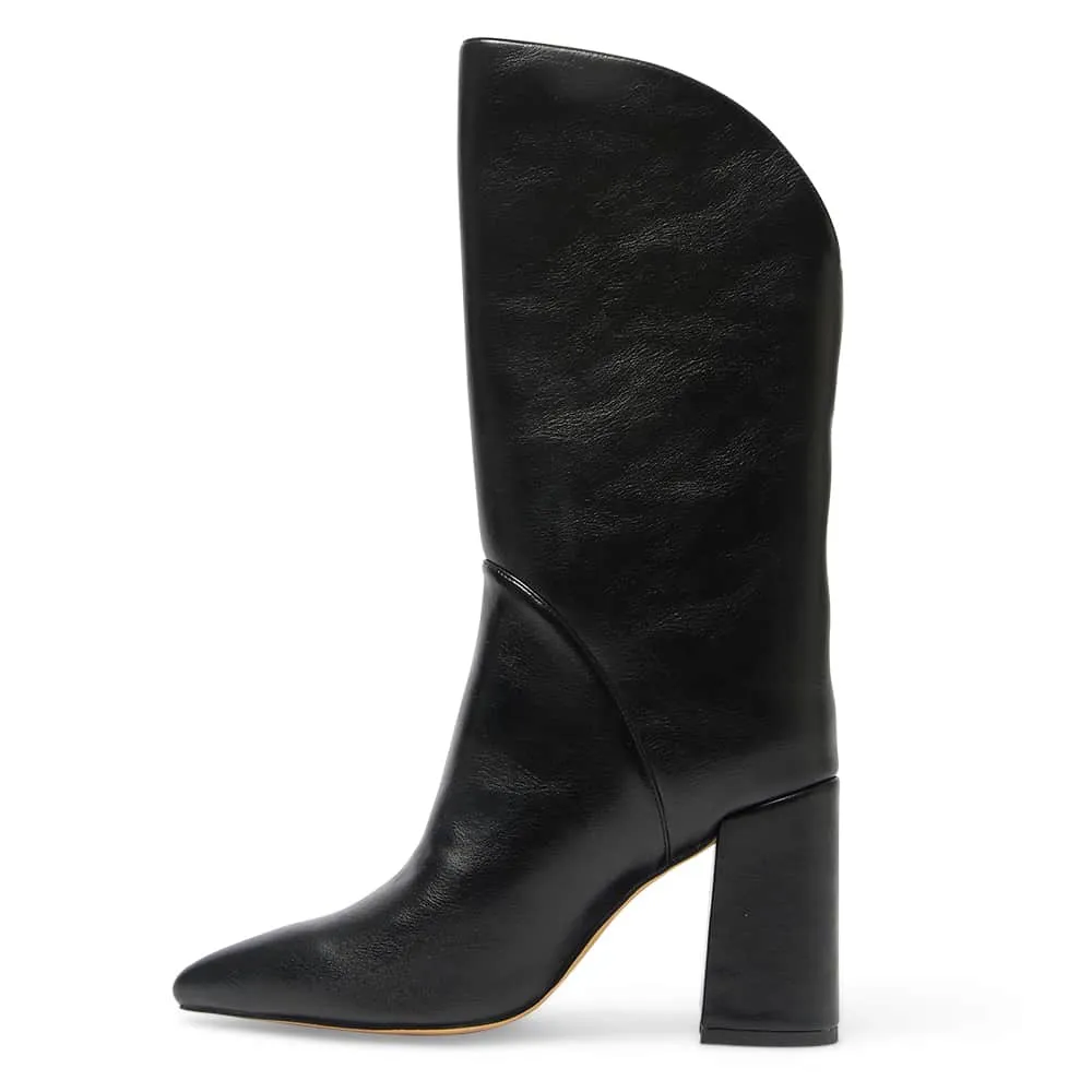 Jared Boot in Black Smooth