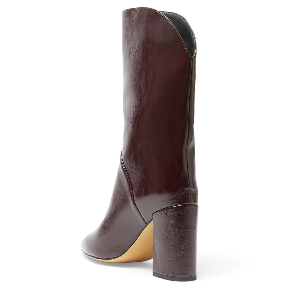 Jared Boot in Black Smooth