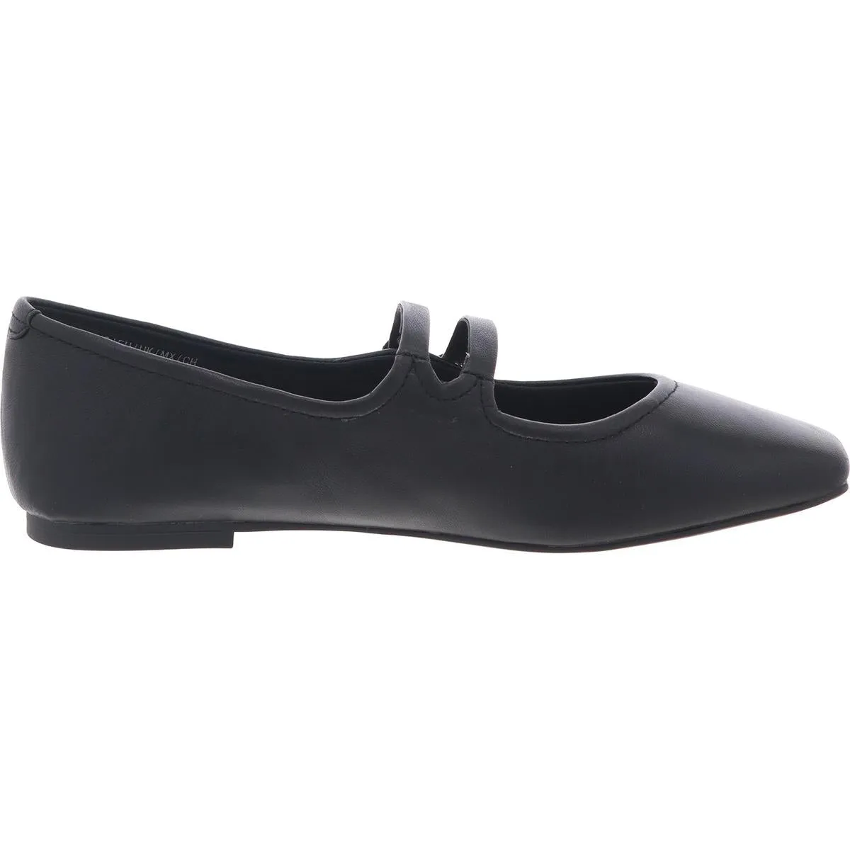 JASMINE Womens Adjustable Leather Ballet Flats