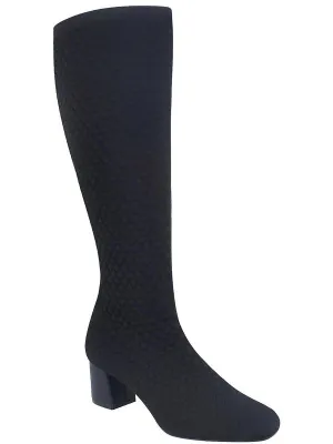 Jenner Womens Knit Tall Knee-High Boots