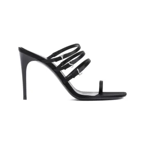 Jerry 95 Black Textile Sandals