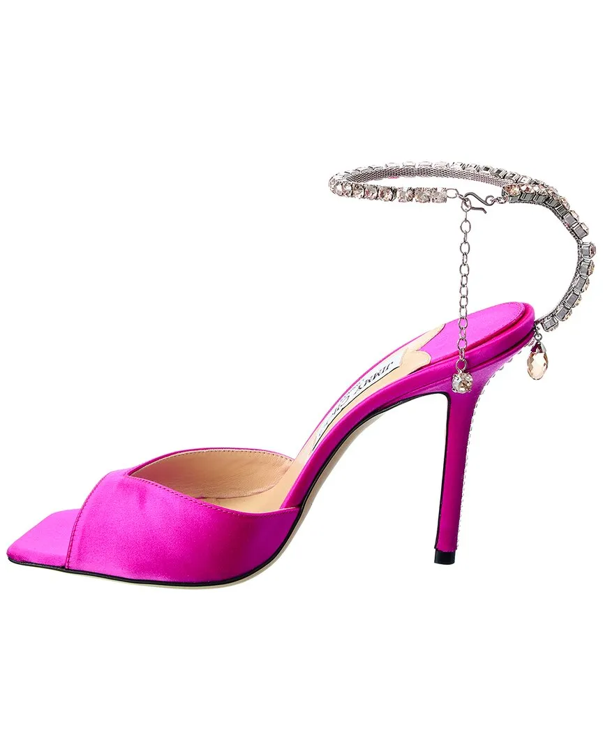 Jimmy Choo Saeda 100 Satin Sandal
