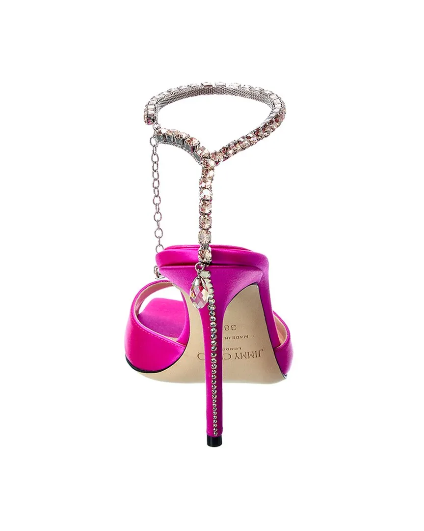 Jimmy Choo Saeda 100 Satin Sandal