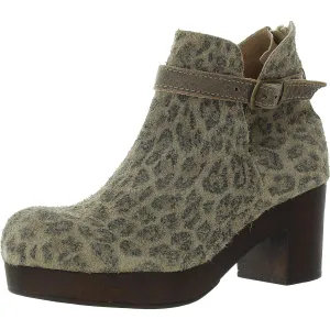 Jordyn Womens Zipper Suede Booties