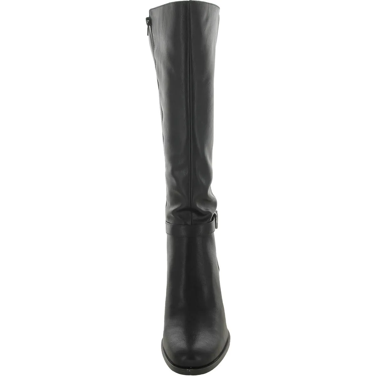 Joslynn Womens Faux Leather Wide Calf Knee-High Boots
