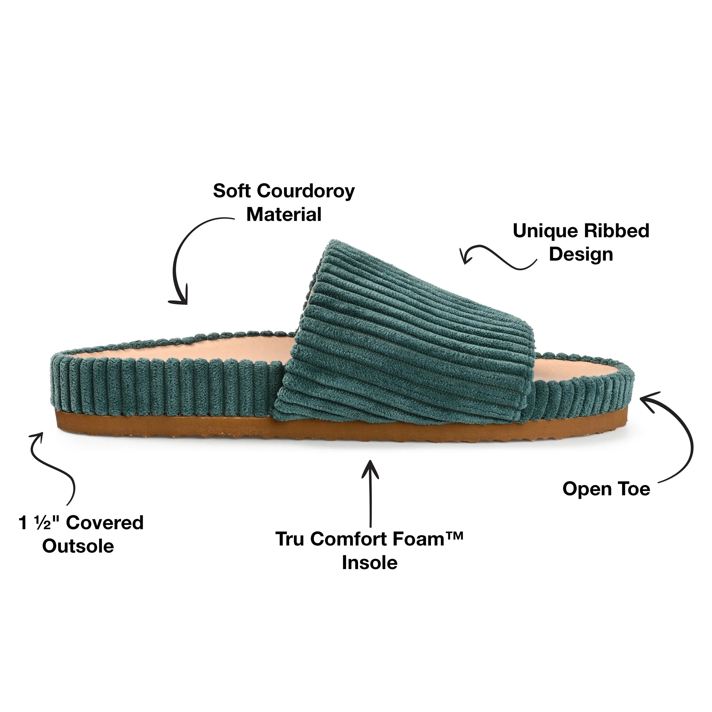 Journee Collection Women's Tru Comfort Foam Aveline Slipper