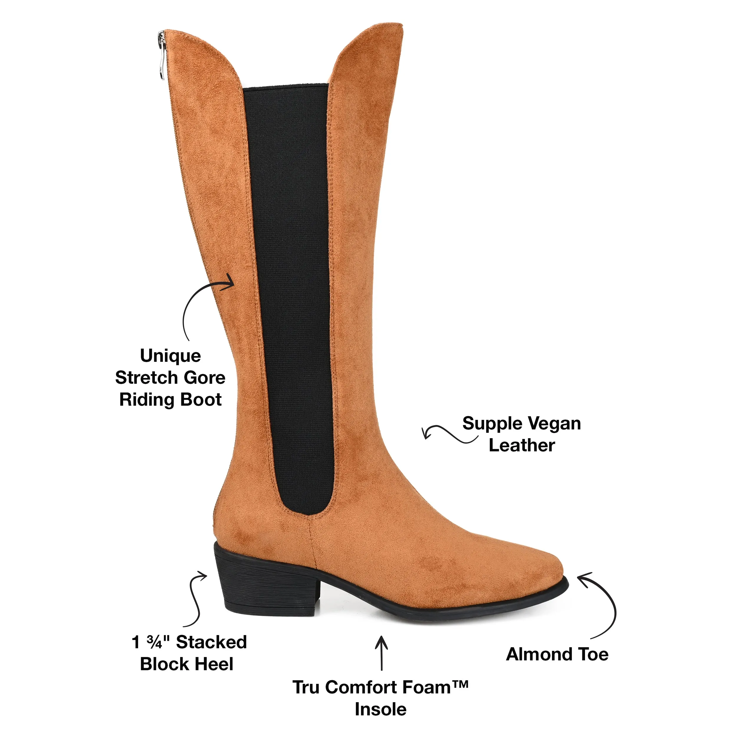 Journee Collection Women's Tru Comfort Foam Wide Calf Celesst Boot
