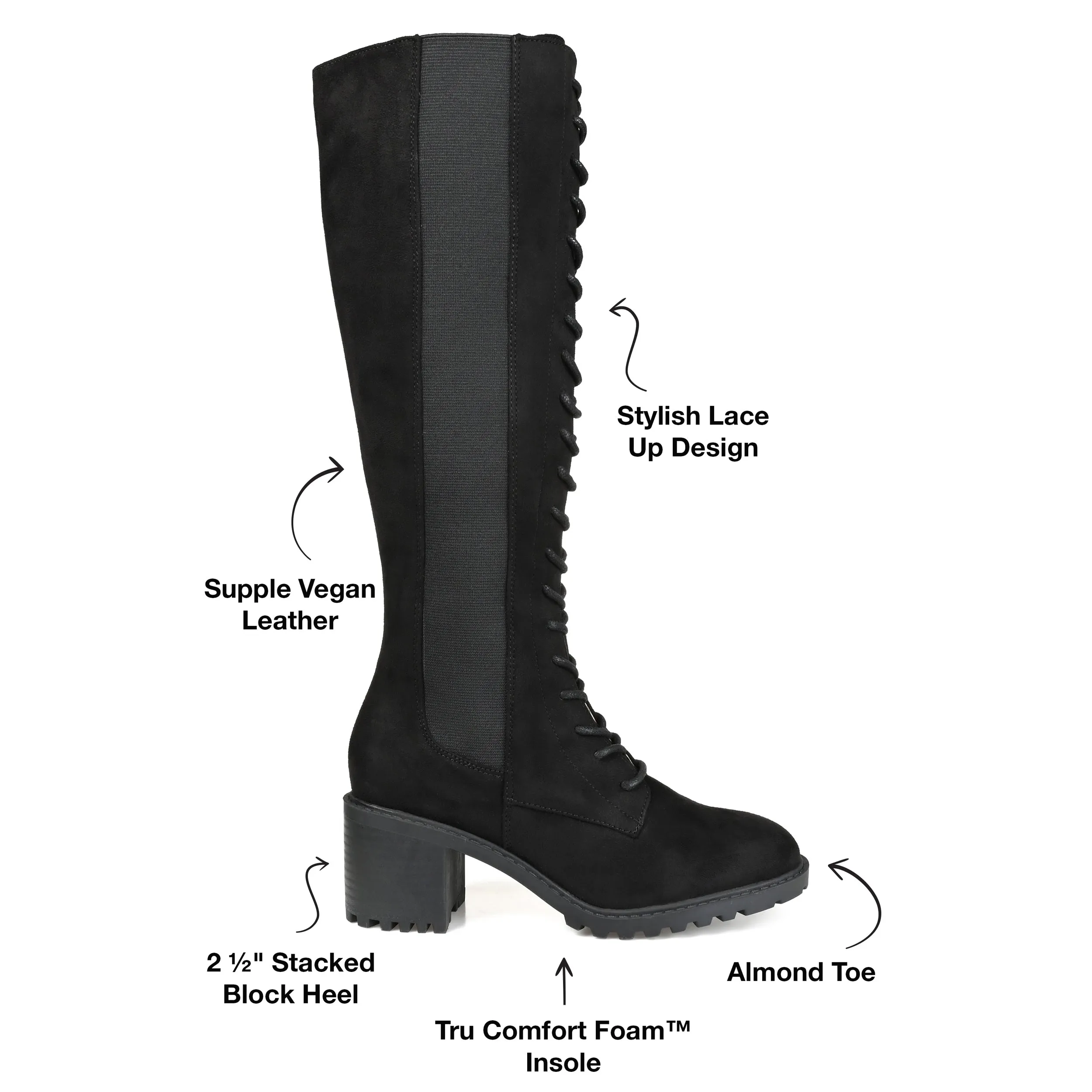 Journee Collection Women's Tru Comfort Foam Wide Calf Jenicca Boot