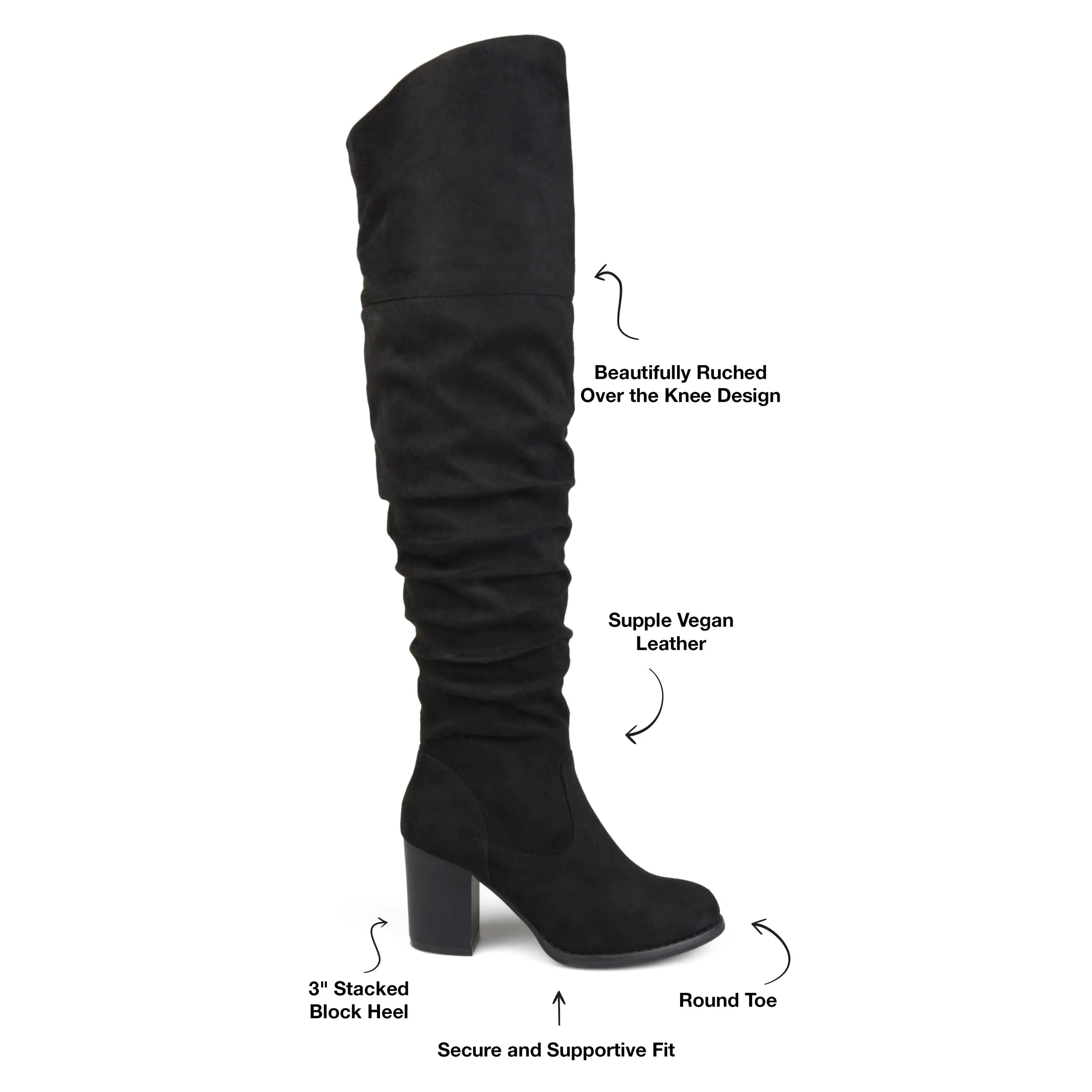 Journee Collection Women's Wide Width Kaison Boot