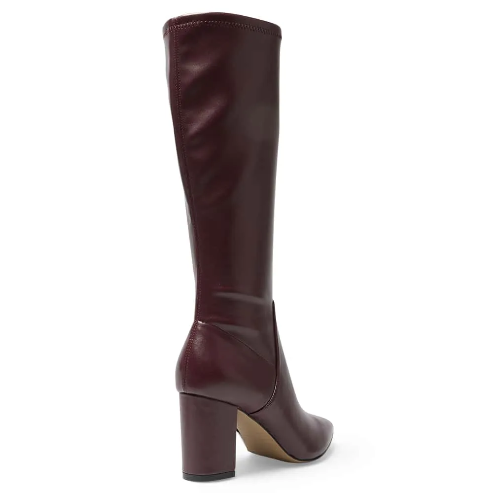 Kendall Boot in Wine