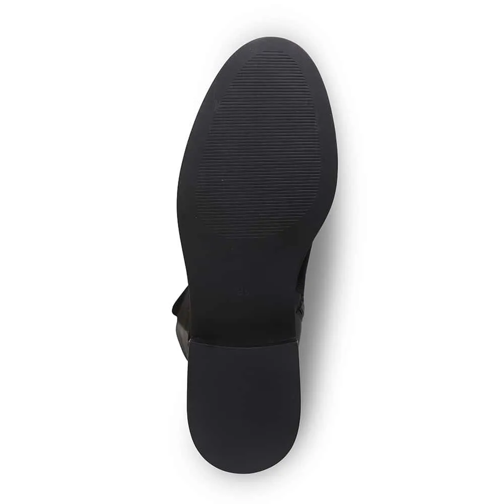 Kennedy Boot in Black Suede