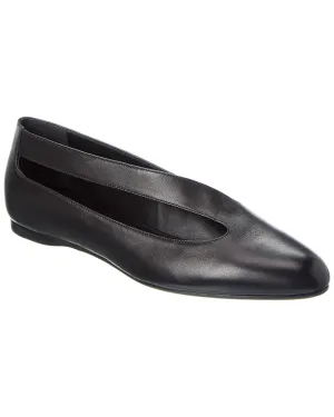 KHAITE Diana Leather Ballet Flat