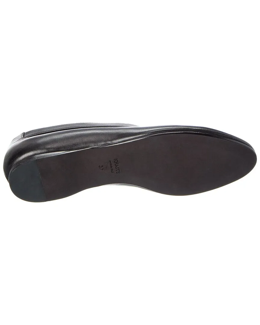 KHAITE Diana Leather Ballet Flat
