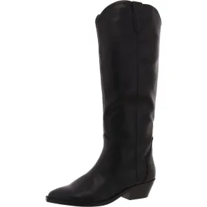 Kitt Womens Faux Leather Square Toe Ankle Boots