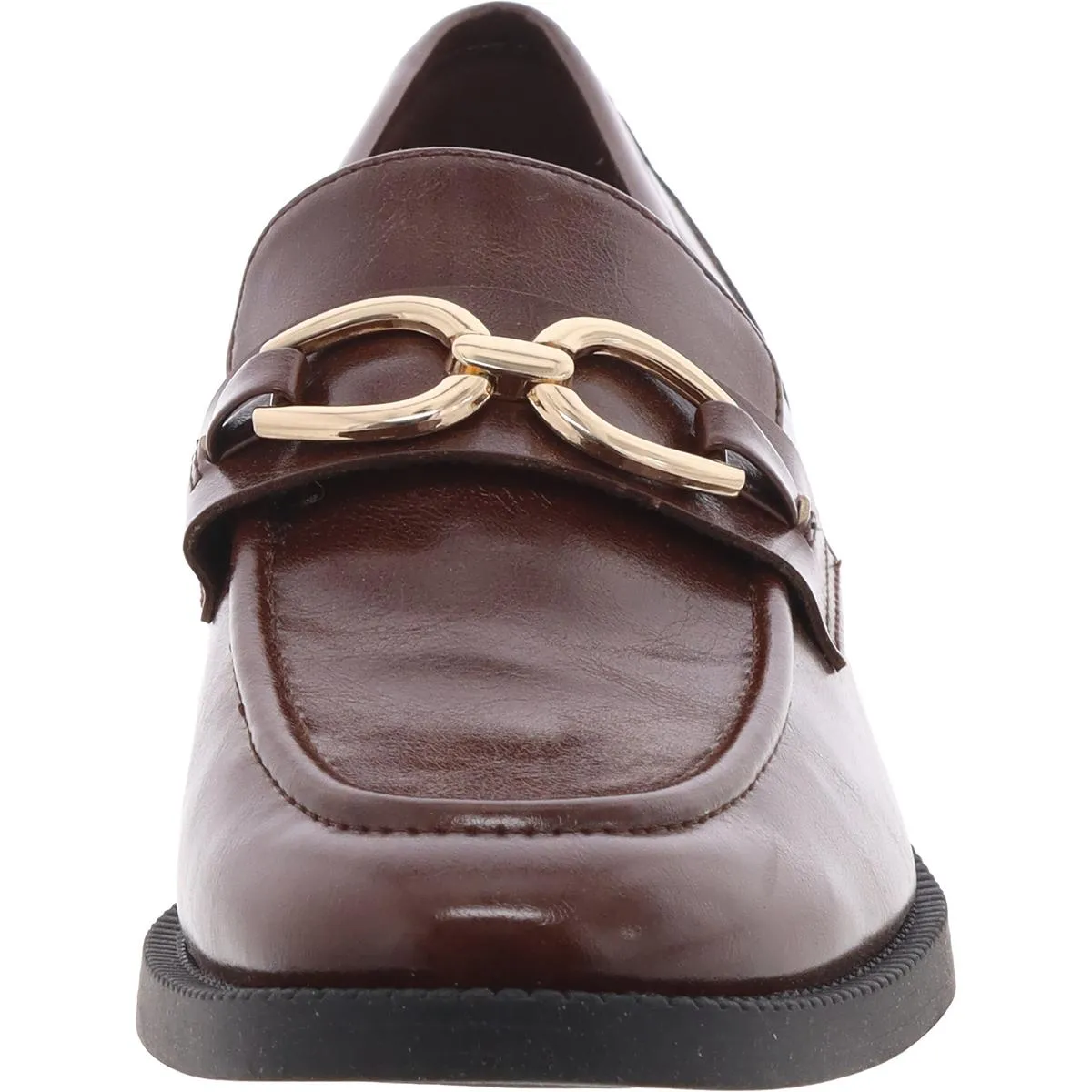 KORRIE Womens Buckle Man Made Loafers