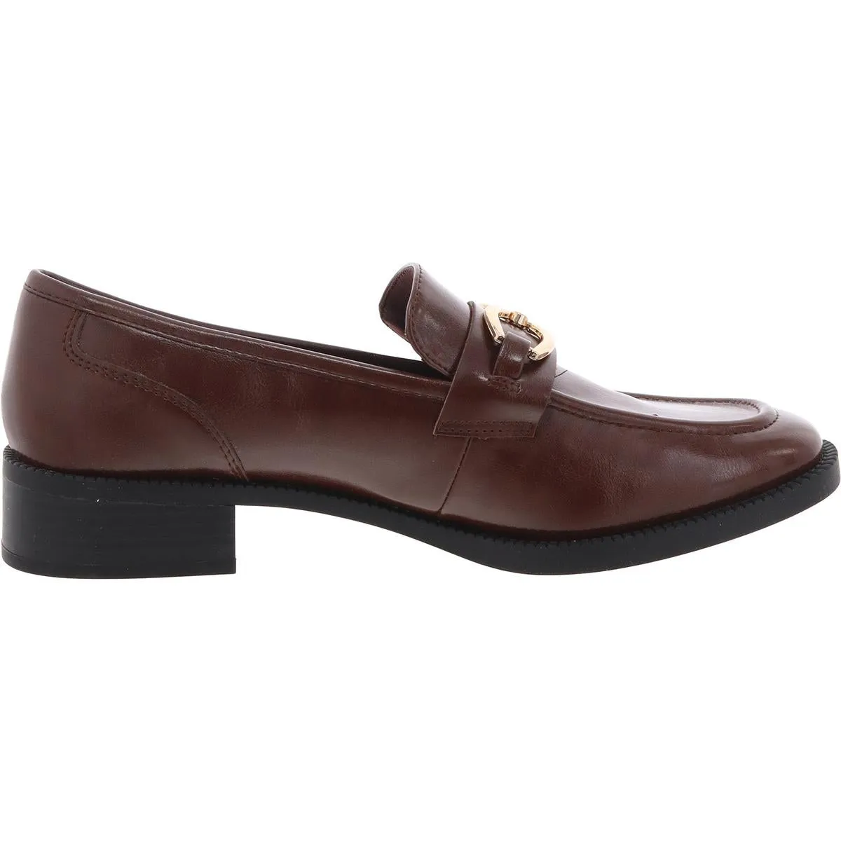 KORRIE Womens Buckle Man Made Loafers