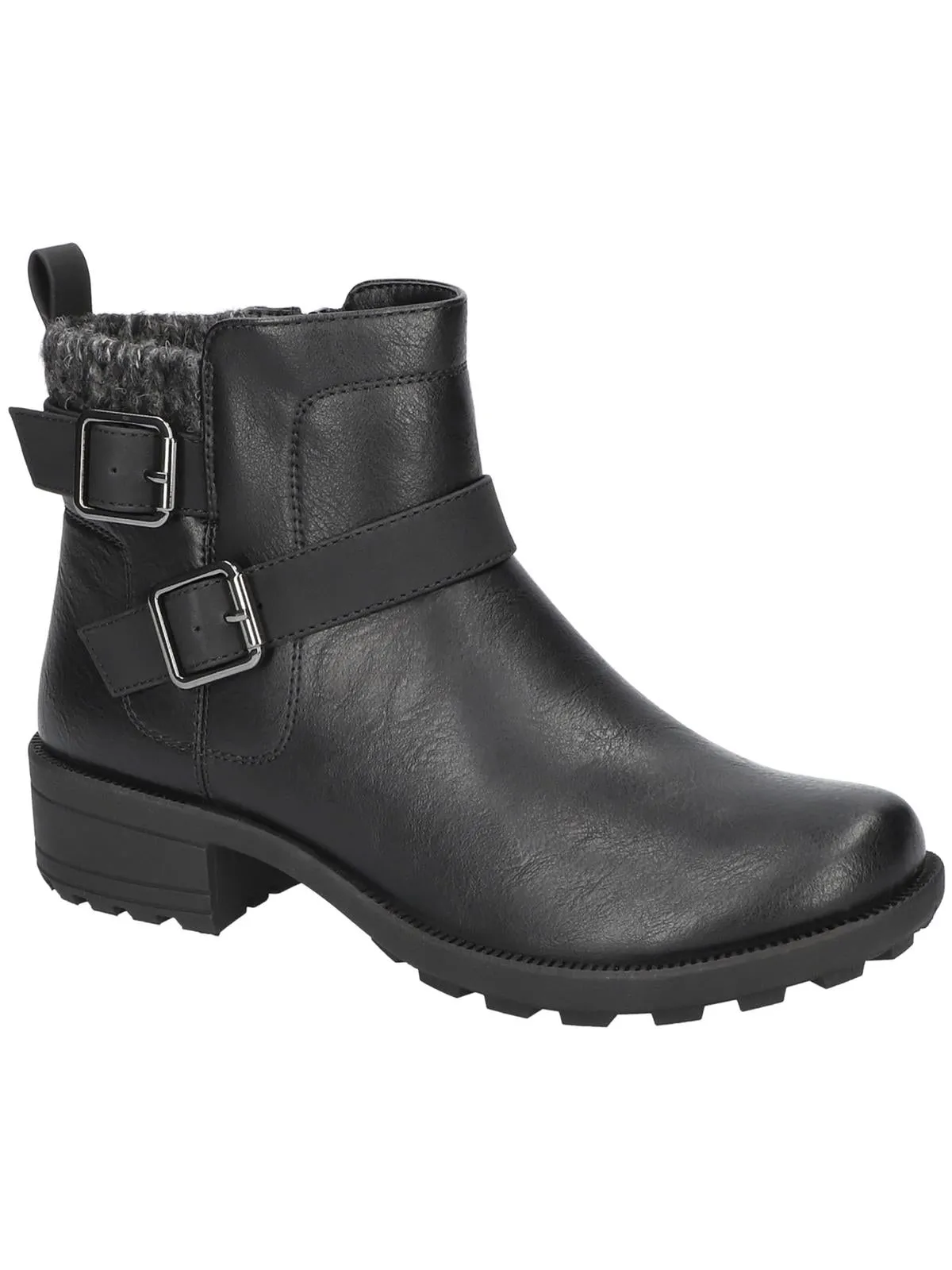 Kourt Womens Faux Leather Slip Resistant Work & Safety Boot
