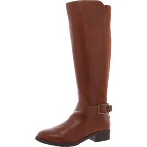 L-MERINA Womens Zipper Manmade Knee-High Boots