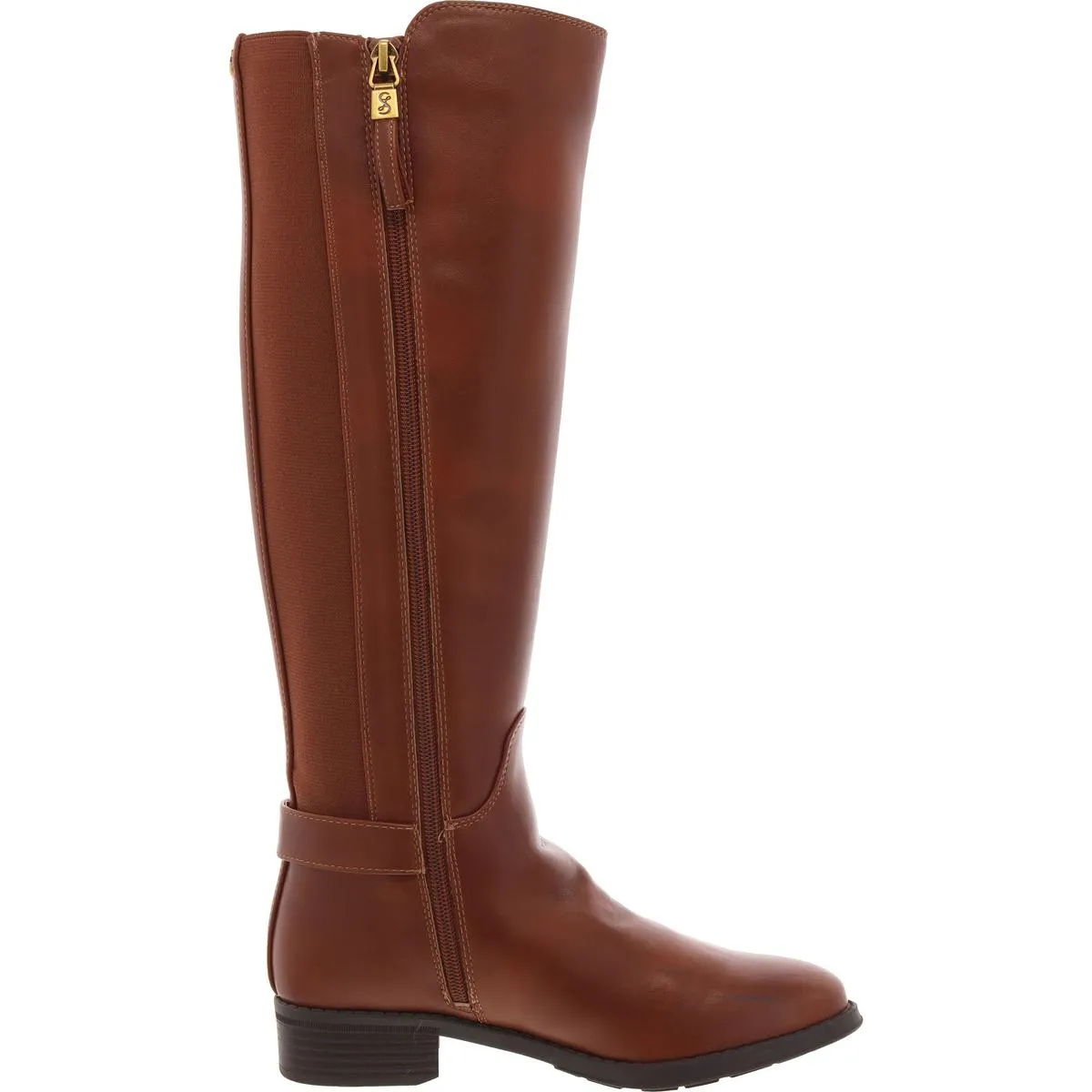 L-MERINA Womens Zipper Manmade Knee-High Boots