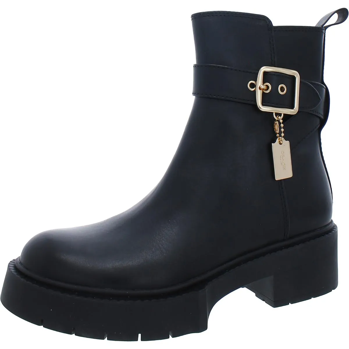 Lacey Leather Bootie Womens Leather Buckle Ankle Boots
