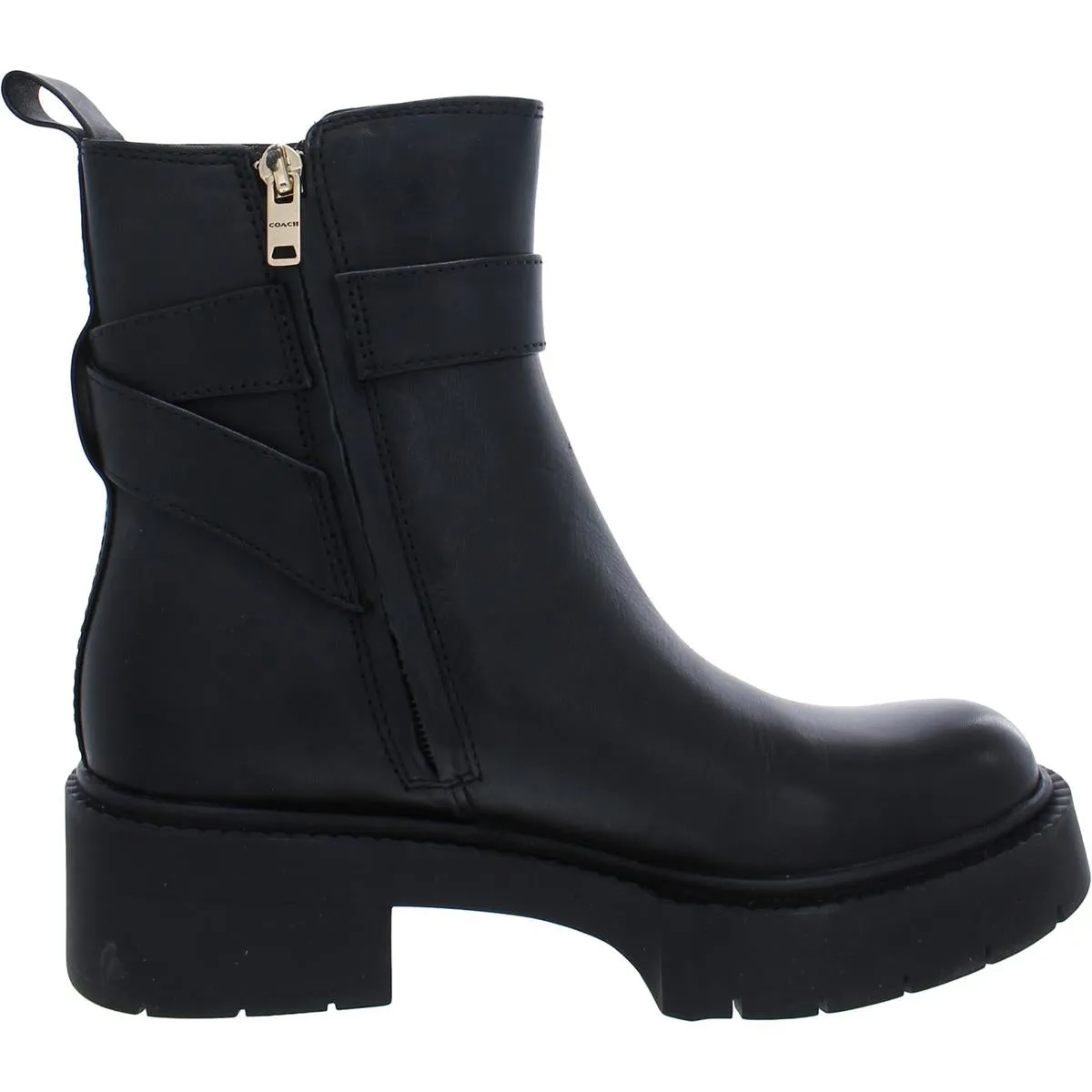 Lacey Leather Bootie Womens Leather Buckle Ankle Boots