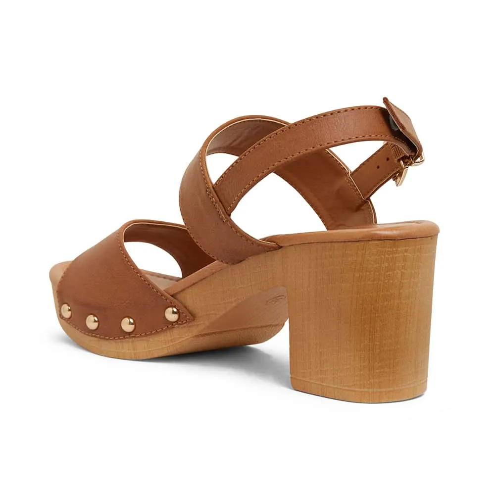 Lana Heel in Tan Smooth