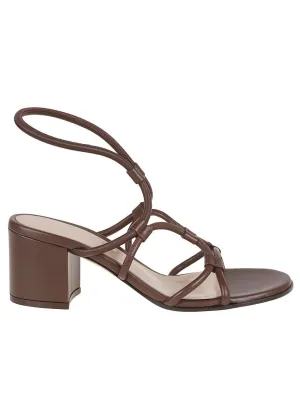 Leather Sandal With Intricate Straps