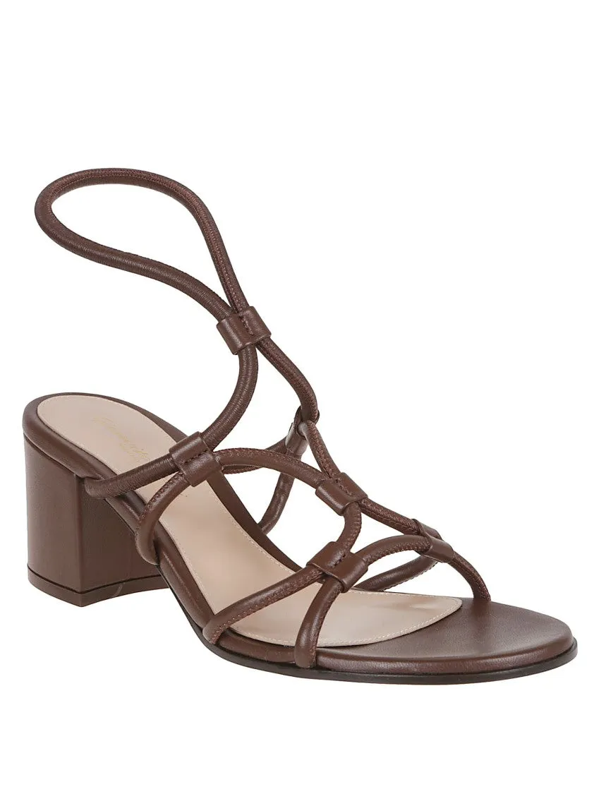 Leather Sandal With Intricate Straps