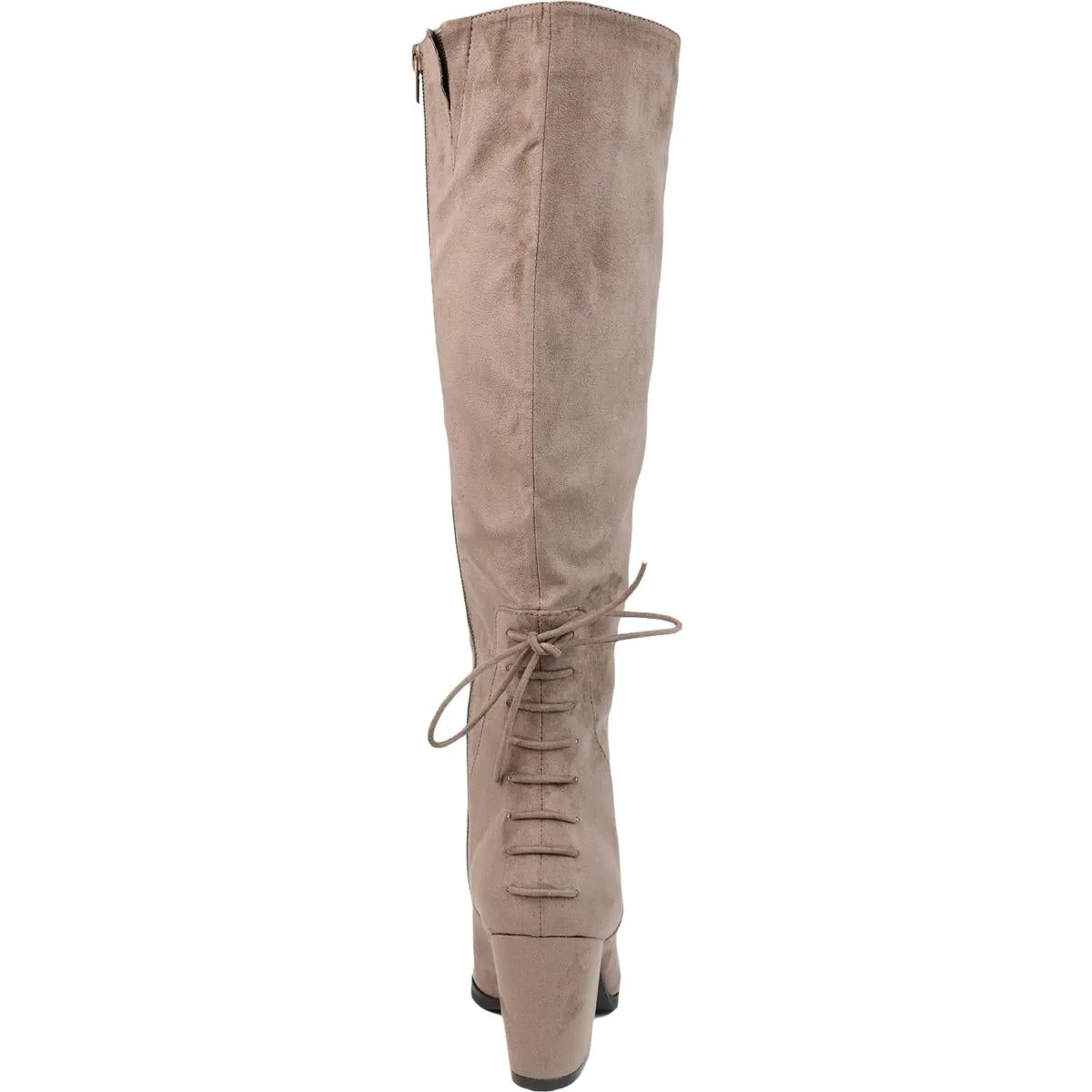 Leeda Womens D Faux Suede Knee-High Boots