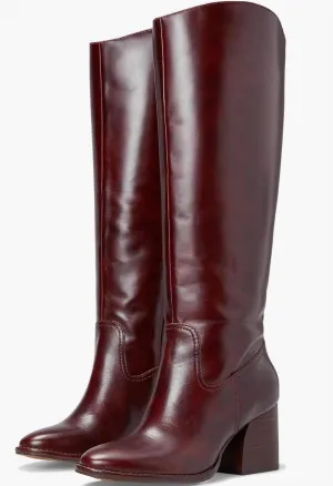 Leila Tall Boot In Mahongany