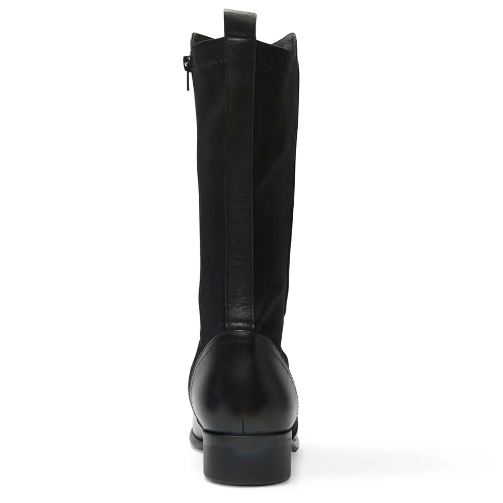 Leroy Boot in Black Leather