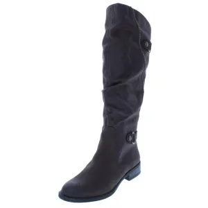 Leto Womens Slouchy Riding Boots