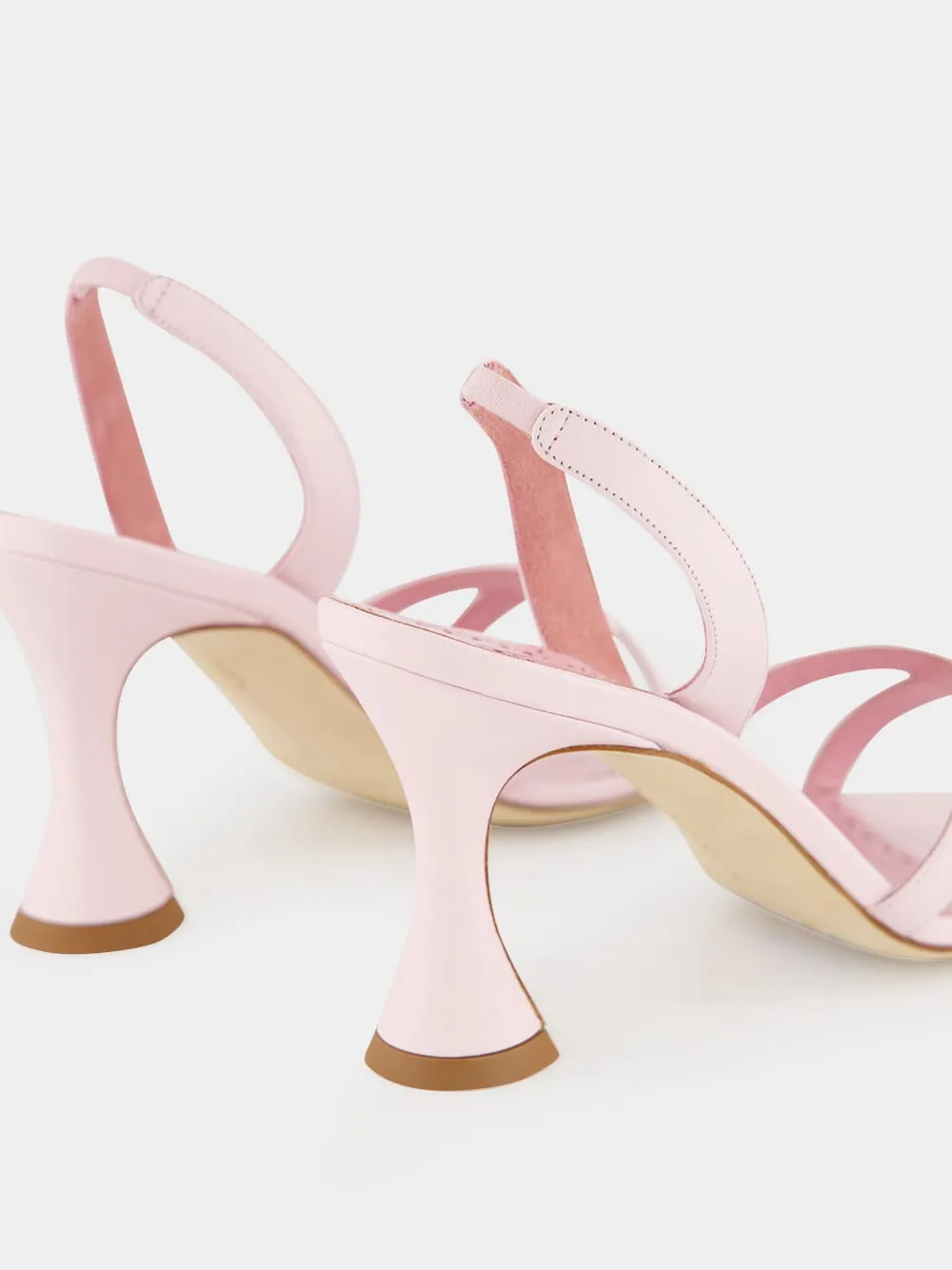 Light Pink Ammoursli Nappa Sandals