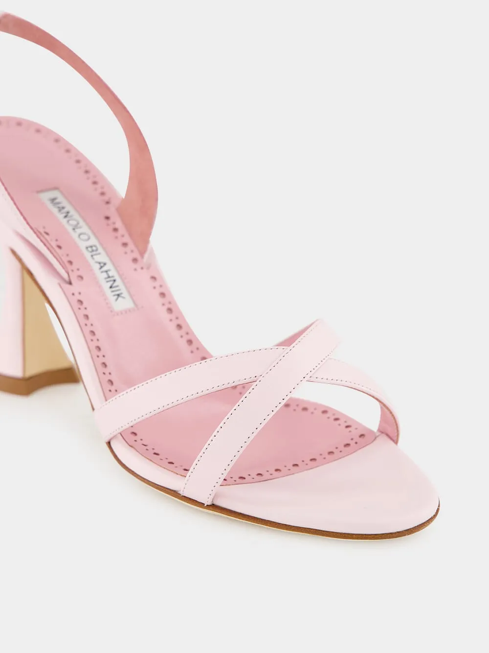 Light Pink Ammoursli Nappa Sandals