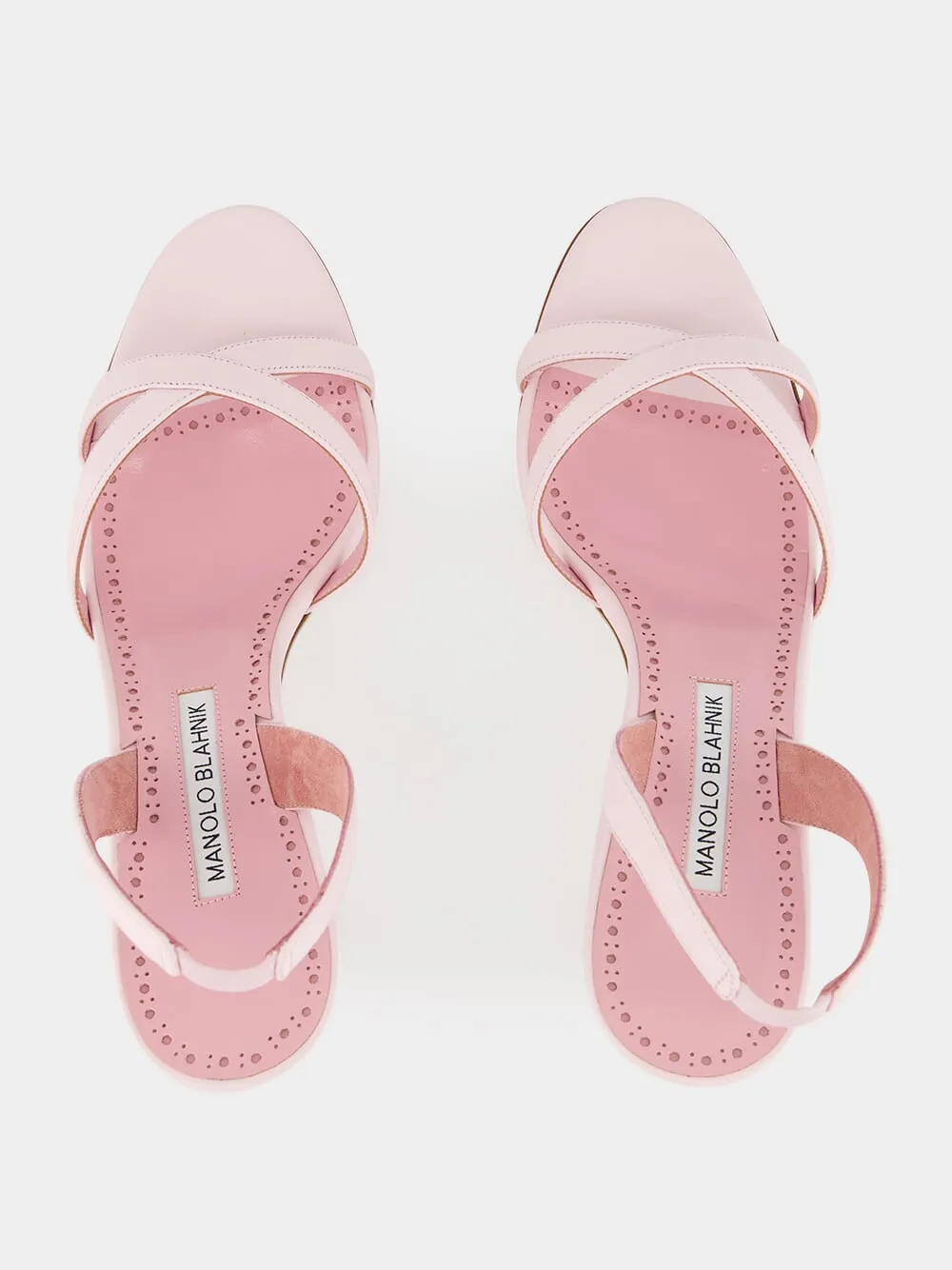 Light Pink Ammoursli Nappa Sandals